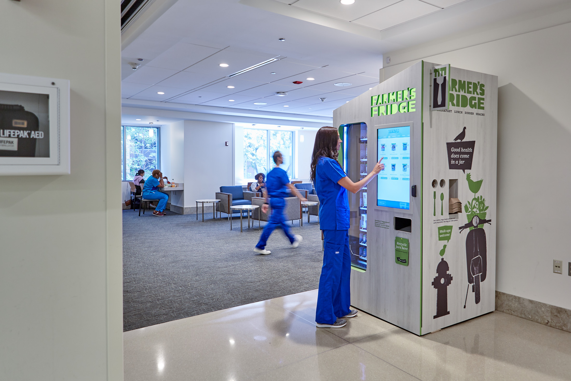 وندینگ ماشین در بیمارستان